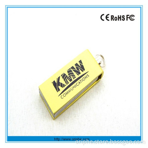 8GB metal mini usb pen drive waterproof
